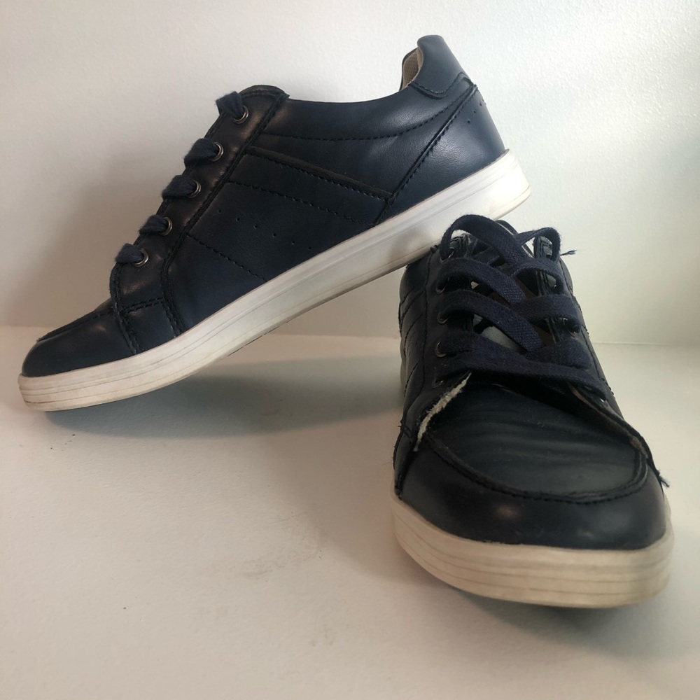 Boys Navy Lace Up Shoe